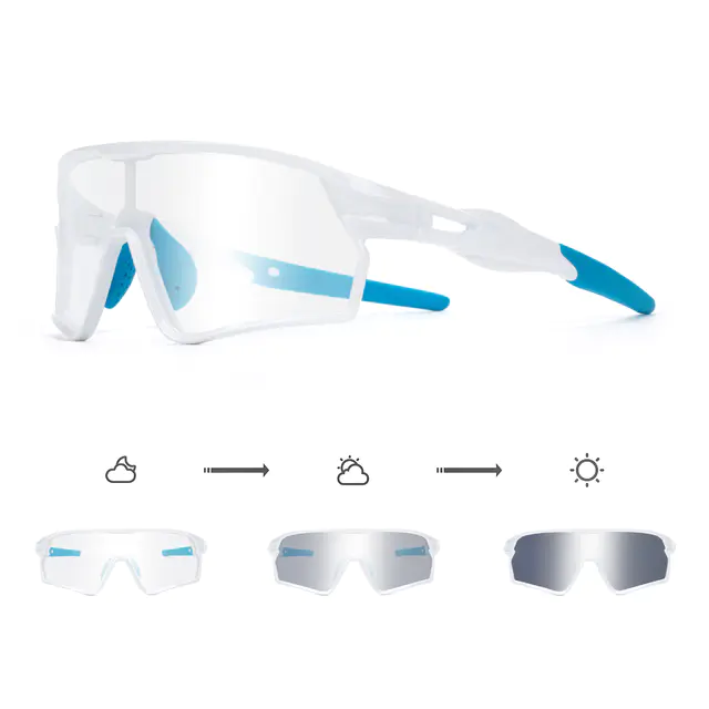 Photochromic Gray/Mirror Cycling Eyeglasses