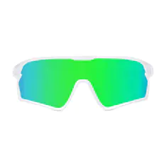 Photochromic Iridescent Green Cycling Eyeglasses