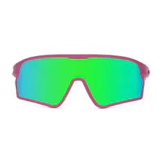 Photochromic Iridescent Green Cycling Eyeglasses