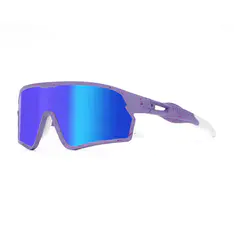 Photochromic Iridescent Blue Cycling Eyeglasses