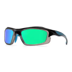 Photochromic Iridescent Green Cycling Eyeglasses