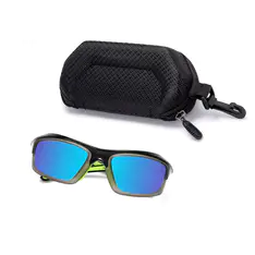 Photochromic Iridescent Blue Cycling Eyeglasses