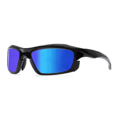 Photochromic Iridescent Blue Cycling Eyeglasses