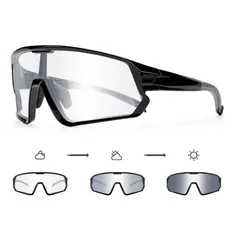 Photochromic Gray/Mirror Sport Eyeglasses