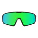 Photochromic Iridescent Green Cycling Eyeglasses