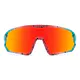 Photochromic Iridescent Red Cycling Eyeglasses