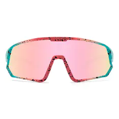 Photochromic Iridescent Pink Cycling Eyeglasses