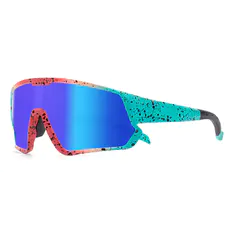 Photochromic Iridescent Blue Sport Eyeglasses