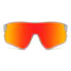 Photochromic Iridescent Red Cycling Eyeglasses