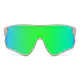 Photochromic Iridescent Green Cycling Eyeglasses