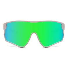 Photochromic Iridescent Green Cycling Eyeglasses