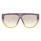 Geometric Gradient Purple/Yellow Sunglasses