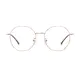Geometric Rose Gold Eyeglasses