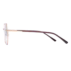 Geometric Rose Gold Eyeglasses