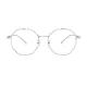 Geometric Silver Eyeglasses