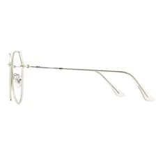 Geometric Silver Eyeglasses
