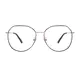 Geometric Black/Pink Gold Eyeglasses