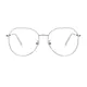 Geometric Gray Eyeglasses