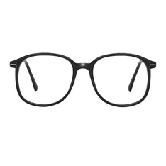 Square Black Eyeglasses