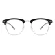 Browline Black/Silver Eyeglasses