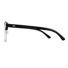 Browline Black/Silver Eyeglasses