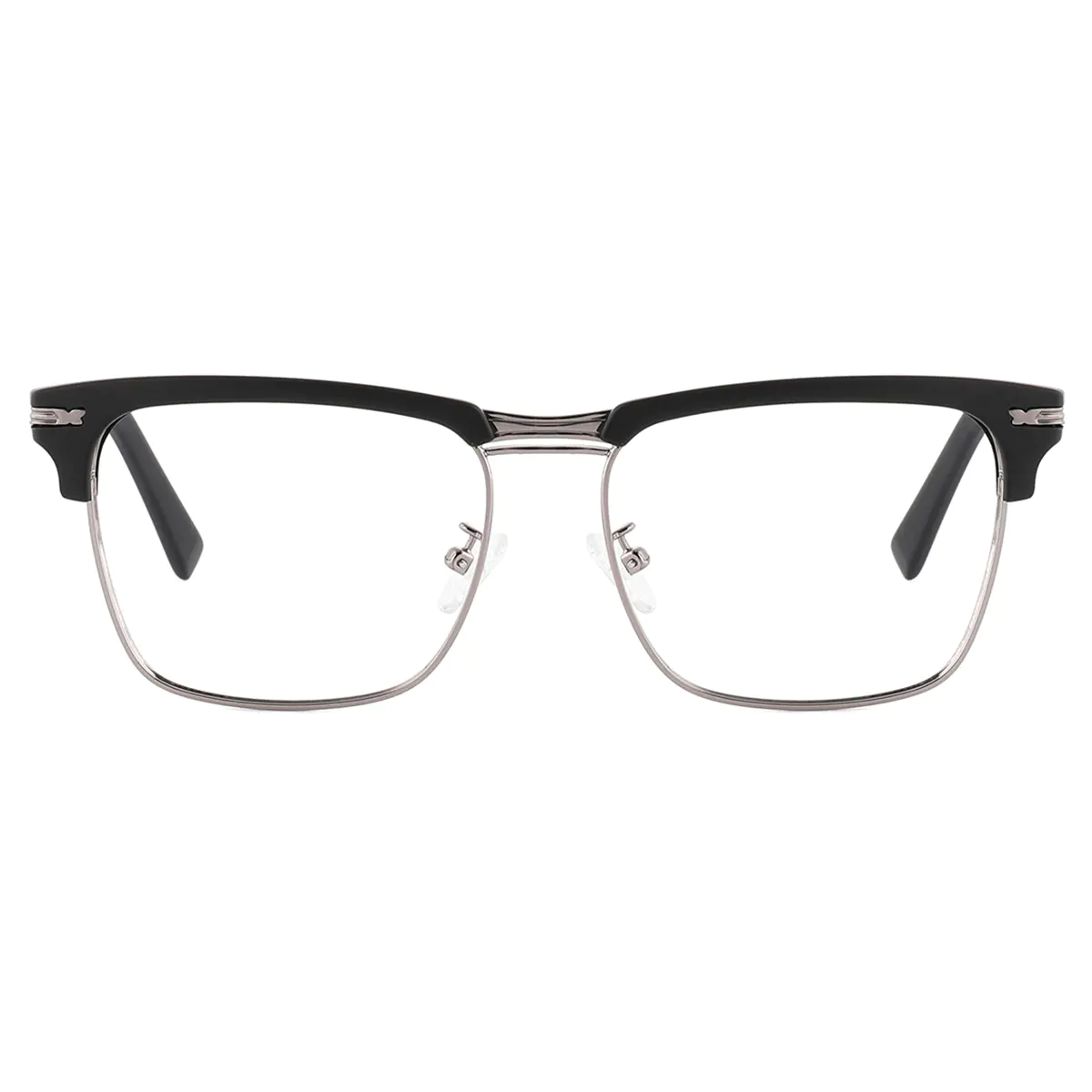 Browline Matte Black Eyeglasses