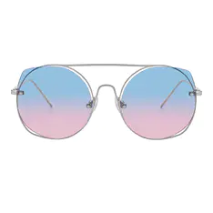 Round Silver Sunglasses