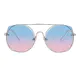 Round Silver Sunglasses