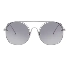 Round Silver Sunglasses