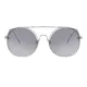 Round Silver Sunglasses