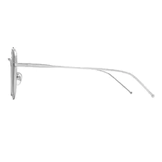 Square Silver Sunglasses
