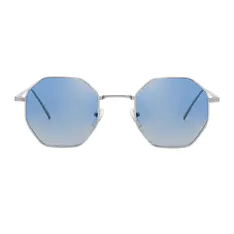 Geometric Silver Sunglasses
