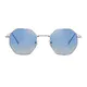 Geometric Silver Sunglasses