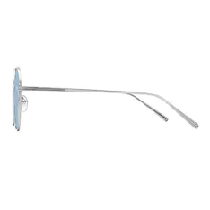 Geometric Silver Sunglasses