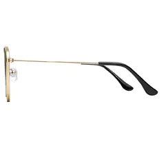 Square Gold Sunglasses