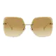 Geometric Gold Sunglasses