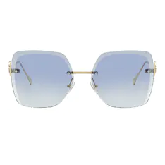 Geometric Gold Sunglasses