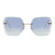Geometric Gold Sunglasses