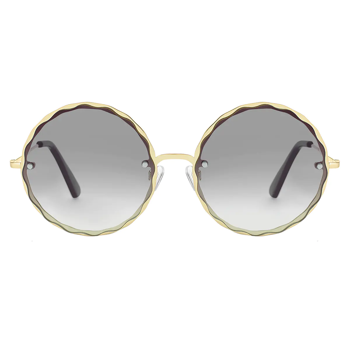Round Gold Sunglasses