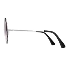 Round Silver Sunglasses