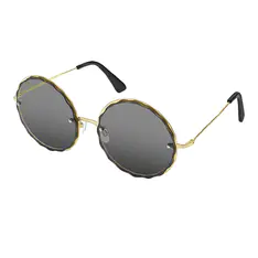 Round Gold Sunglasses