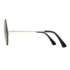 Round Gold Sunglasses