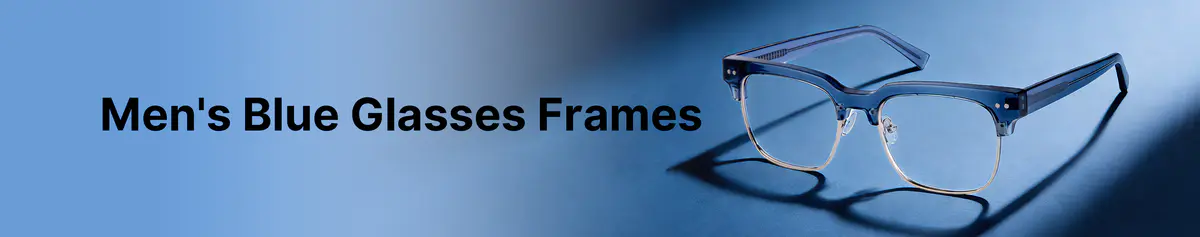 Blue Eyeglasses Frames For Men | Prescription Glasses | Sunglasses