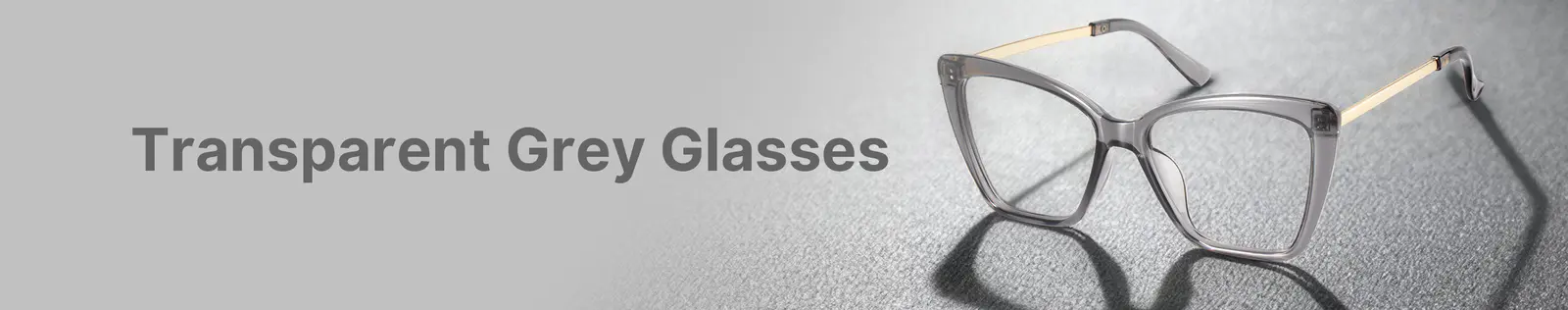 Transparent Gray Glasses - Chic for All Skin Tones Online