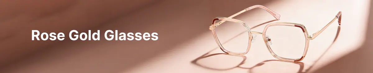 High Quality Rose Gold Frame Glasses: Perfect Eyeglasses for Men & Women | EFE