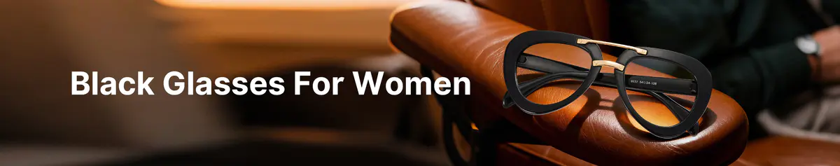 Shop Black Frame Eyeglasses For Women | Black Designer Glasses Online | EFE