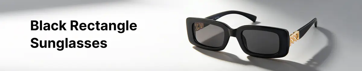Shop Black rectangle Sunglasses For Men and Women - Buy Online at the Best Price