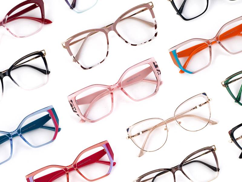 glasses frame with diffirent colors glasses frame with diffirent colors